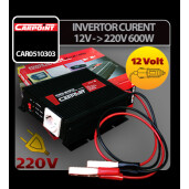 Invertor curent de la 12V la 220V 600W Carpoint