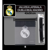 Jaluzea dubla cu ventuze Real Madrid 1buc. - 43x50cm
