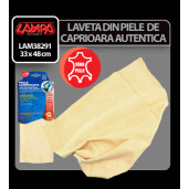 Laveta din piele de caprioara autentica 33x48cm