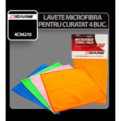 Lavete microfibra pentru curatat 30x30cm 4buc 4Cars