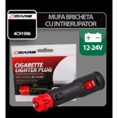 Mufa bricheta cu intrerupator 8A 12/24V 4Cars