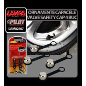 Ornamente capacele valve Safety Cap 4buc