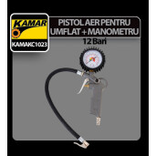 Pistol aer pentru umflat cu manometru Kamar