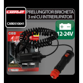 Prelungitor priza bricheta cu 3m cablu 12-24V max 4,5A Carpoint
