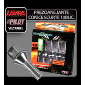 Prezoane jante conice scurte 10buc - CC2