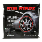 Inele protectie si design jante Rim Ringz - Rosu - 15''