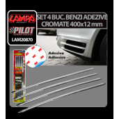 Set 4buc. benzi adezive cromate - 400x12mm