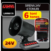 Sirena 24V cu 6 tonuri