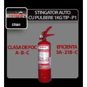 Stingator auto cu pulbere 1kg Tip P1 Cridem