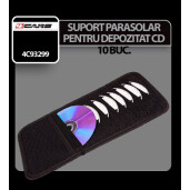 Suport pentru depozitat CD-uri pe parasolar 4Cars