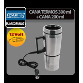 Cana termos 300ml si cana 200ml 12V Car Plus