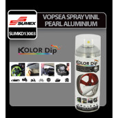 Vopsea spray cauciucata Kolor Dip 400ml - Pearl aluminium