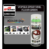 Vopsea spray cauciucata Kolor Dip 400ml - Fluor green