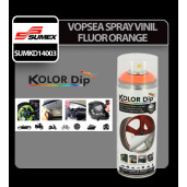 Vopsea spray cauciucata Kolor Dip 400ml - Fluor orange