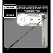 Vergea antena (AM/FM) 4Cars - 40cm - Ø 6mm