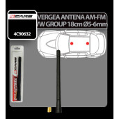 Vergea antena VW group (AM/FM) 4Cars - 18cm - Ø 5-6mm